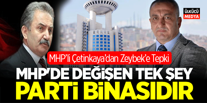 MHP'li Fatih Çetinkaya'dan Namık Kemal Zeybek'e Tepki