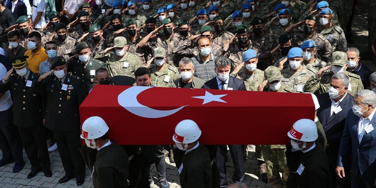 Hatay'da Şehit Turgay Abacı son yolculuğuna uğurlandı