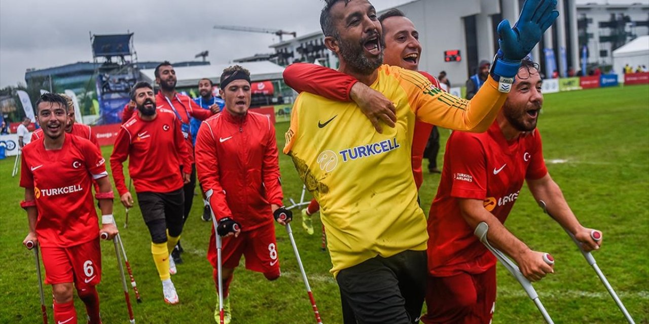 Ampute Futbol Milli Takımı'ndan sevindiren haber geldi