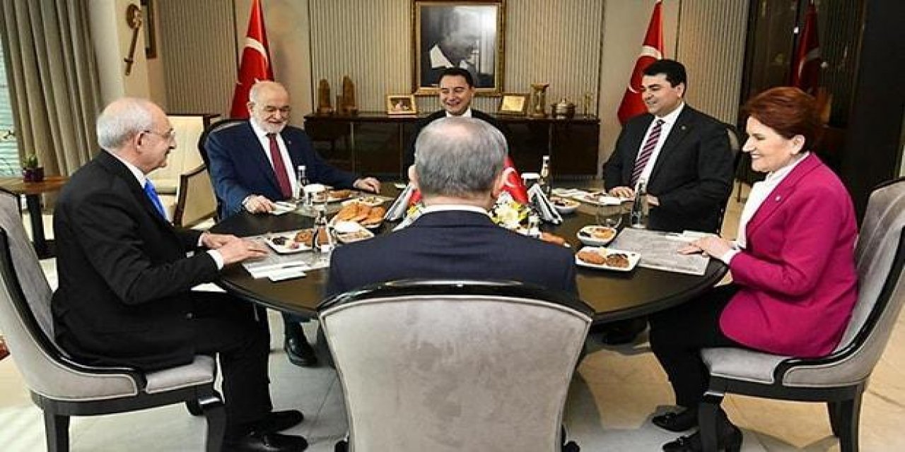 6'lı Masanın Son Numarası Ortaya Çıktı! Herkes Resmen Şokta..
