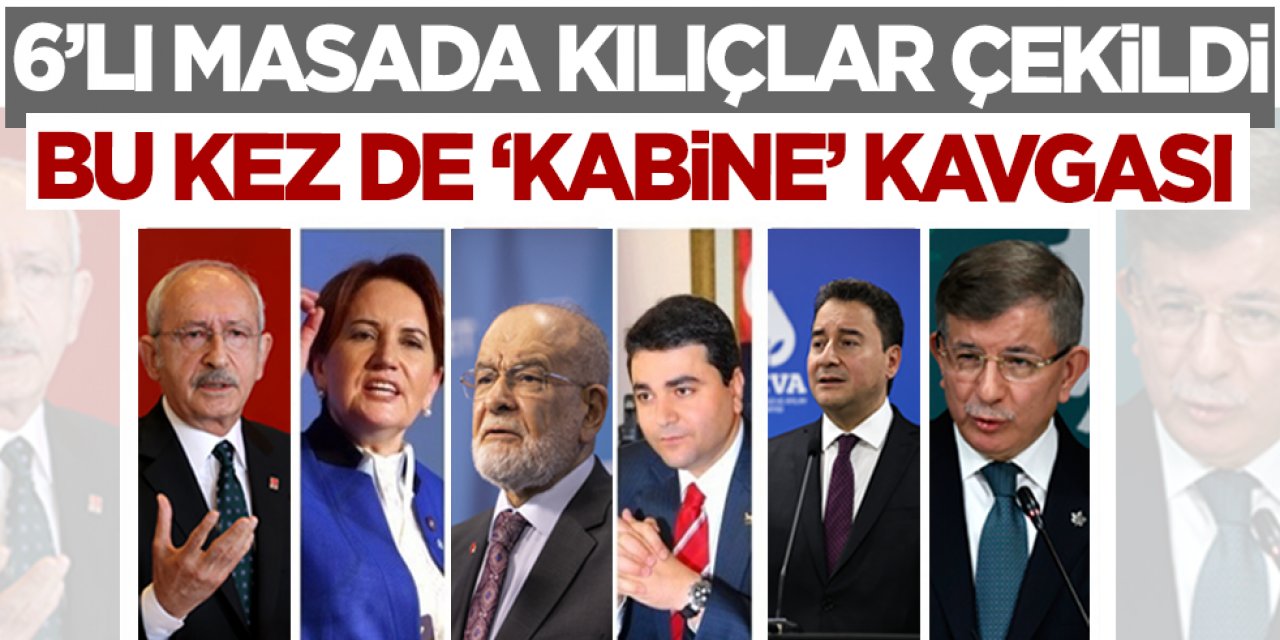 6'lı masada resmen kılıçlar çekildi! Şimdiden Kavgaya Başladılar..