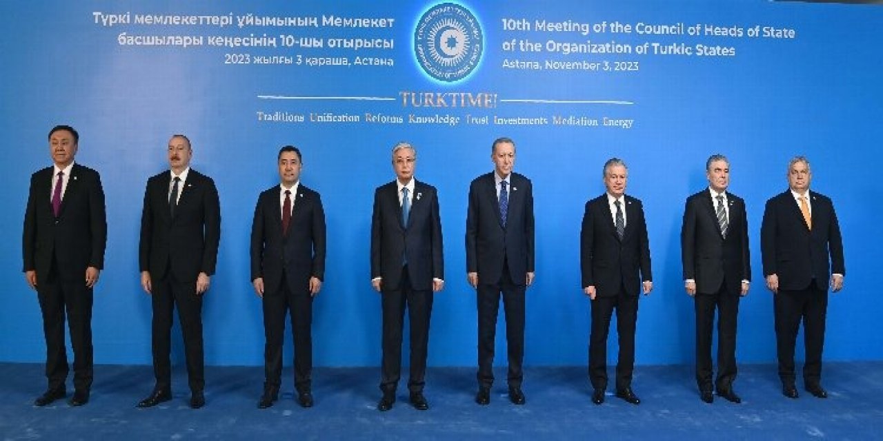 Türk Devletleri Teşkilatı Astana Bildirisi Yayımlandı! 10. Devlet Başkanı Birden Açıkladı..