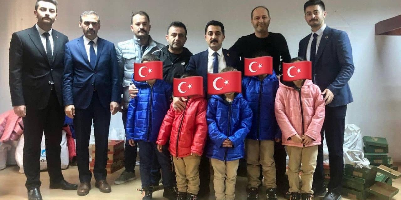 Çorum Ülkü Ocakları "Bir Bot-Bir Mont" Kampanyasıyla Minik Yürekleri Isıttı