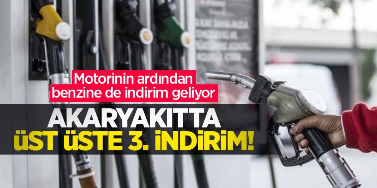 Akaryakıtta Üçüncü İndirim Geliyor: Motorin ve Benzinde Fiyat Düşüşe Geçti..