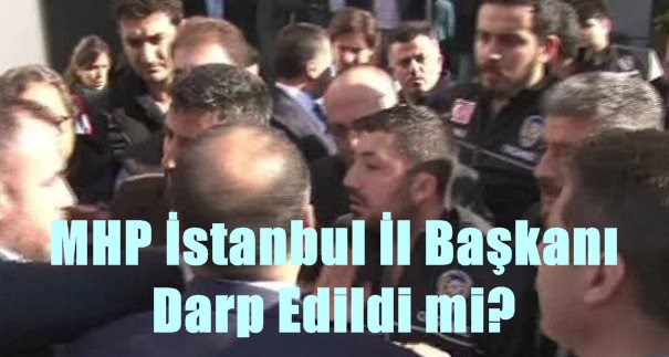 Kanaltürk Önünde MHP'lilerle Polis Arasında Arbede