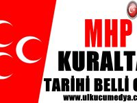 MHP Kurultay Tarihi Belli Oldu