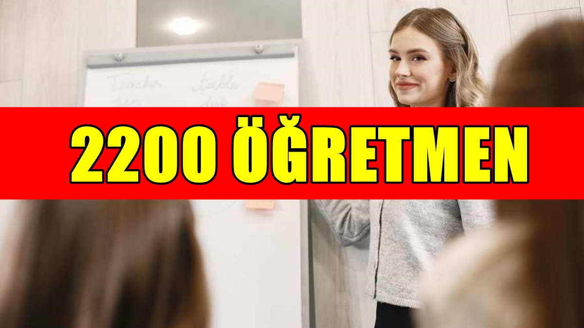 Toplam 2200 Öğretmene İhtiyaç Var: İl Milli Eğitim Müdürlüğü O Branşlarda Atama Yapacak