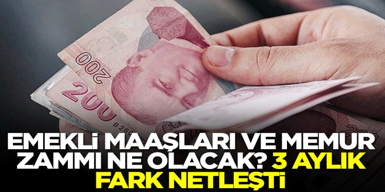Ocak 2025 Emekli Maaşı ve Memur Zammı Ne Kadar Olacak? 3 Aylık