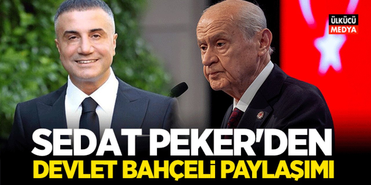 Sedat Peker'den Devlet Bahçeli Paylaşımı