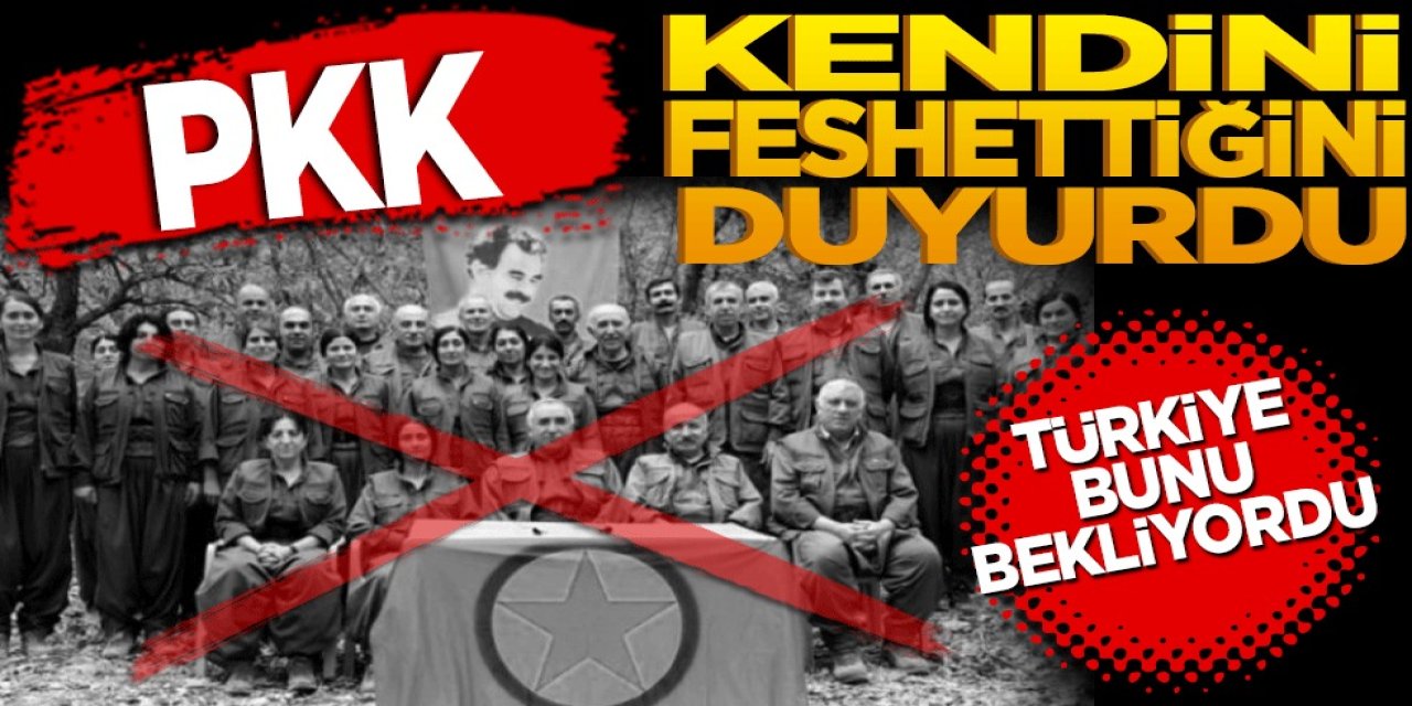 Terör örgütü PKK Kendini Feshettiğini Duyurdu