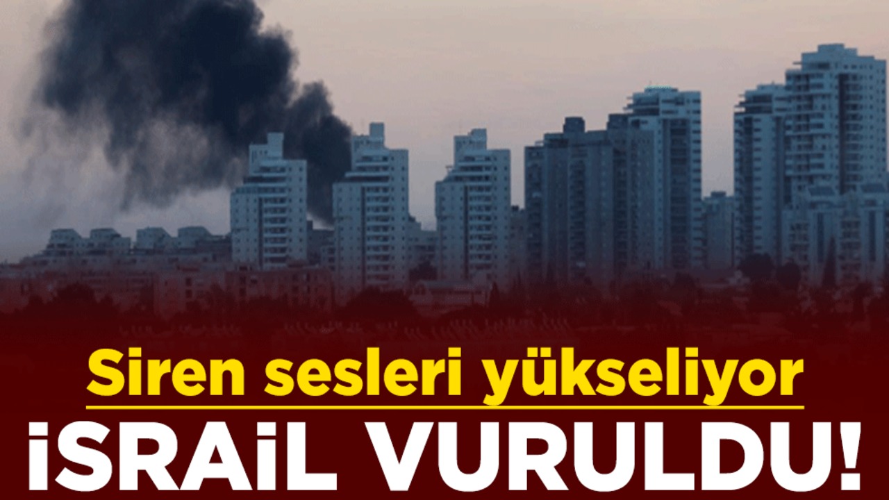 Tel Aviv ve Çevresinde Siren Sesleri! İsrail Vuruldu
