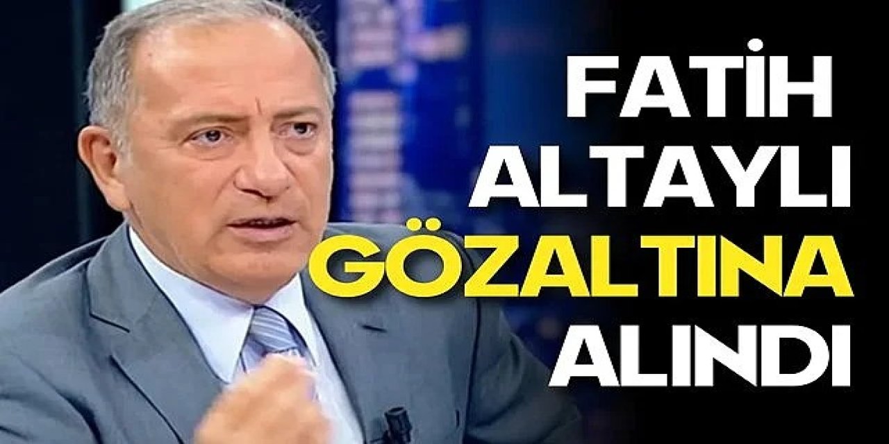 Fatih Altaylı Gözaltına Alındı! Soruşturma Başlatıldı