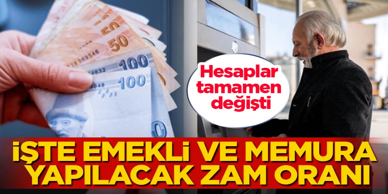 Emekli ve memur maaşı hesaplama değişti! Yeni zam oranı ortaya çıktı