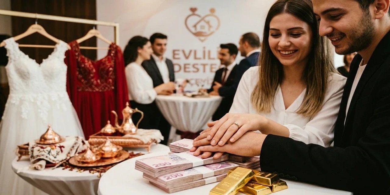 Yeni evleneceklere 350 bin TL faizsiz destek başladı: Başvuru şartları açıklandı
