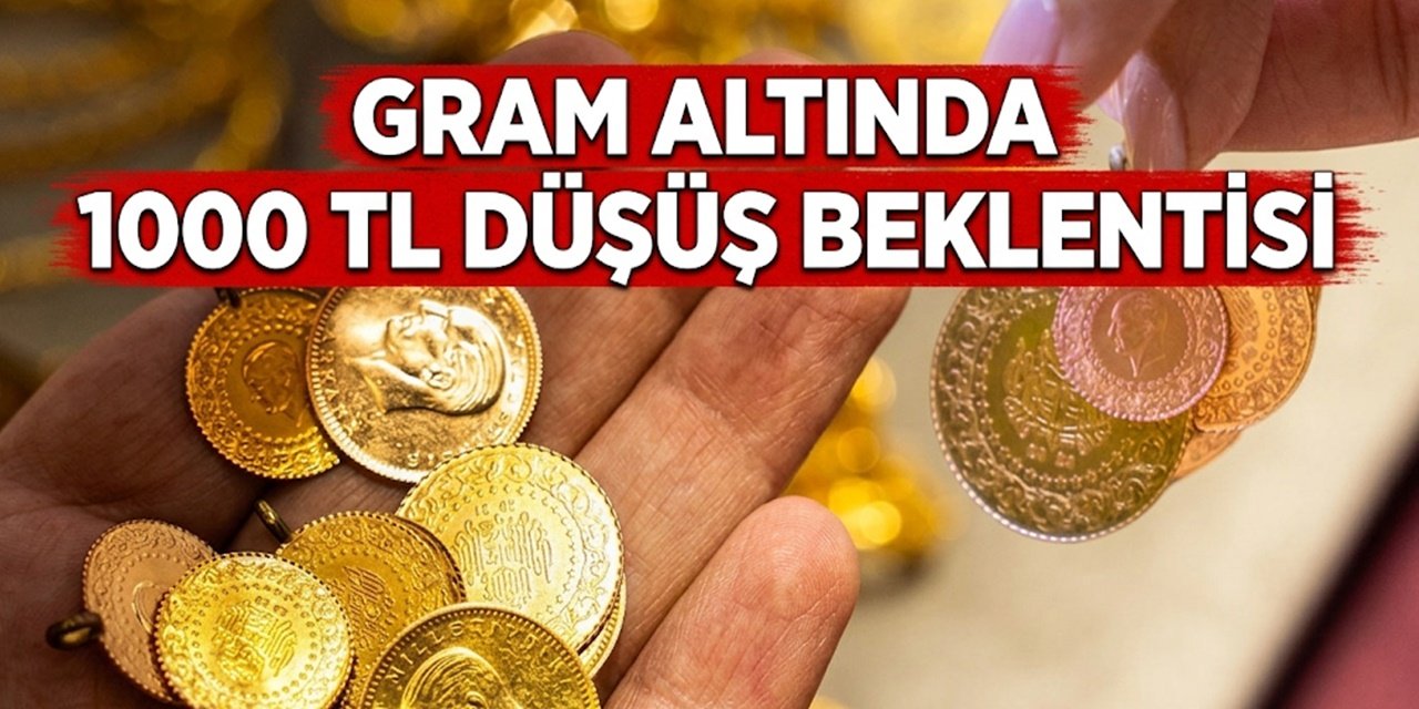 Yıl Sonu Gram Altında 1000 TL Düşüş Beklentisi