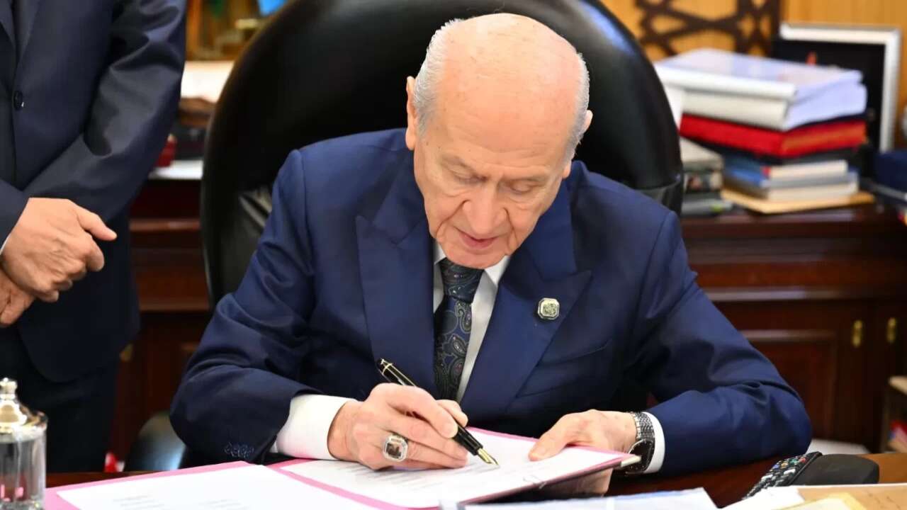 Devlet Bahçeli Resmen İmzaladı! İlk Açıklama Geldi
