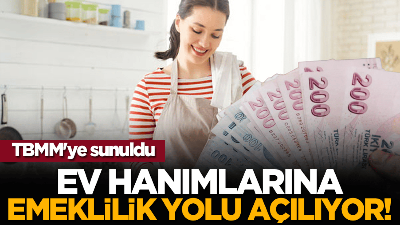 Ev Hanımlarının Emeklilik Beklentisinde Kritik Adım: Yeni Düzenleme TBMM'ye Taşındı