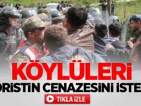 Köylüleri Teröristin Cenazesini İstemedi!
