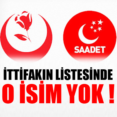 SP-BBP aday listesinde o isim yok!