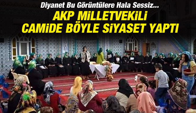 AKP'li Milletvekili CAMİDE MİTİNG Yaptı
