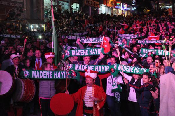 Artvin’in Kurtuluş Günü Etkinliğinde Maden Protestosu