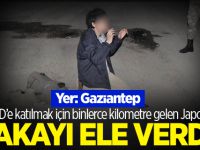Japonya'dan geldi Antep'te yakalandı