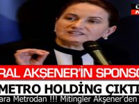 MERAL AKŞENER'İN SPONSORU METRO HOLDİNG ÇIKTI