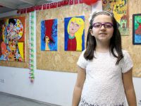 Henüz 9 Yaşında İlk Resim Sergisini Açtı
