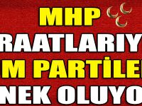 MHP İCRAATLARIYLA TÜM PARTİLERE ÖRNEK OLUYOR !