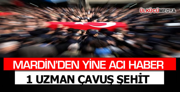 MARDİN'DEN YİNE ACI HABER: 1 UZMAN ÇAVUŞ ŞEHİT