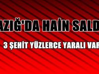 ELAZIĞ EMNİYET MÜDÜRLÜĞÜ'NE BOMBALI SALDIRI; ÇOK SAYIDA YARALI VAR