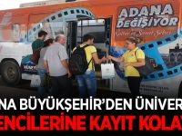 Adana Büyükşehir’den üniversite öğrencilerine kayıt kolaylığı