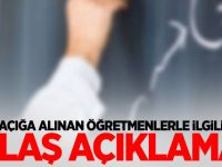 Açığa alınan öğretmenlerle ilgili flaş açıklama