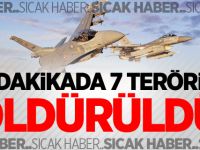 TSK 6 dakikada 7 terörist öldürüldüğünü açıkladı!