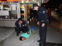 Zonguldak'ta Alkollü Adam Polise Zor Anlar Yaşattı