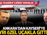 Kayseri'ye, Erdoğan, Yıldırım ve Akar 3 ayrı özel uçakla gitti