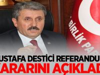 Büyük Birlik Partisi referandum kararını açıkladı