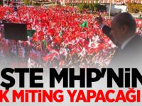 MHP'nin İlk mitingi Elazığ'da