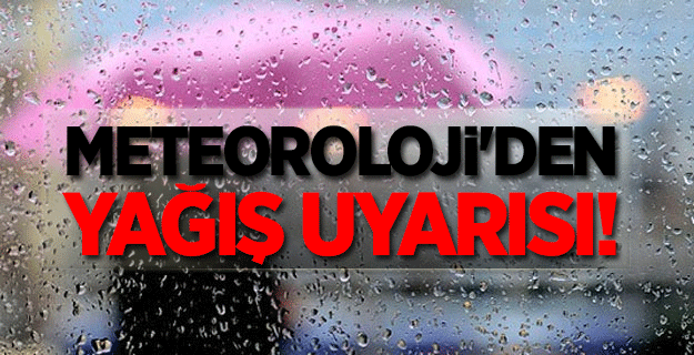 Meteoroloji'den Bir Çok Bölge İçin Kuvvetli Yağış ve Dolu Uyarısı 