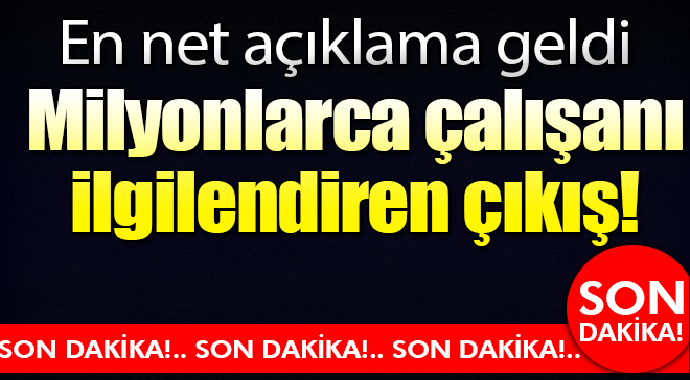 Başbakan Binali Yıldırım Son Noktayı Koydu. Kıdem Tazminanatı