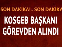 Flaş Haber Kosgeb Başkanı Görevden Alındı