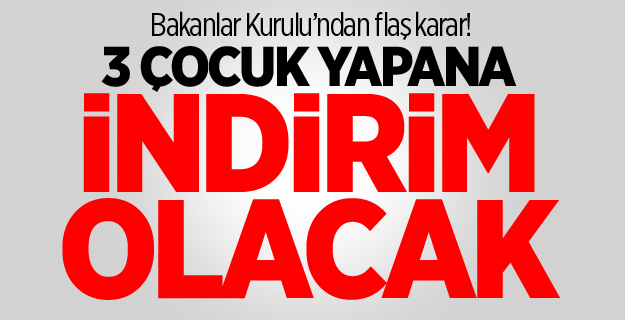 3 çocuğa yüzde 10 vergi indirimi geliyor