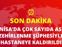 Manisa'da 69 Asker Hastaneye Kaldırıldı