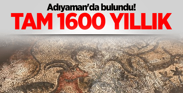 Adıyaman'da bulundu! Tam 1600 yıllık