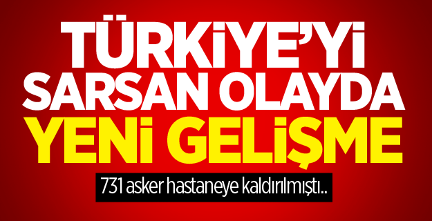 Yüzlerce askerin zehirlendiği olayda yeni gelişme