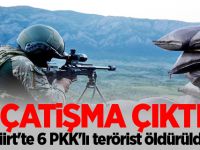 Siirt'te 6 PKK'lı terörist öldürüldü