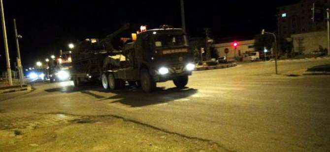 Kilis'te, Suriye Sınırına Obüs Sevkiyatı