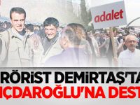 Terörist Demirtaş'tan Kılıçdaroğlu'na destek