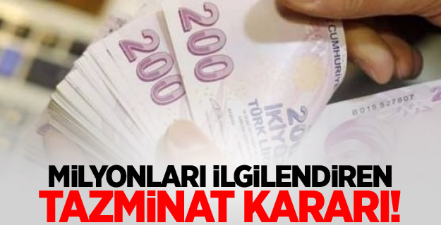 Tazminatsız şekilde atılan işçi'den hukuk zaferi...