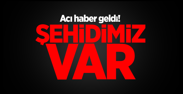 Acı Haber! Bir Askerimiz Şehit Oldu